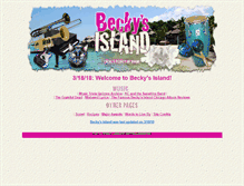 Tablet Screenshot of beckysisland.com